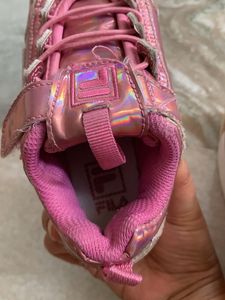 Pink Fila Sneakers