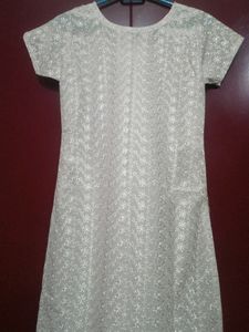 Kurti With Some Embroidery