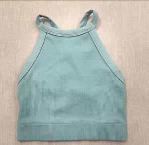 Cute Halter Blue Top