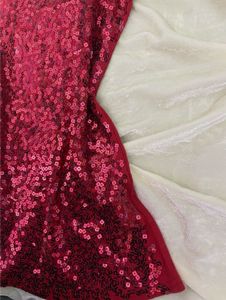 Sparkling Red Sequin Tank Top
