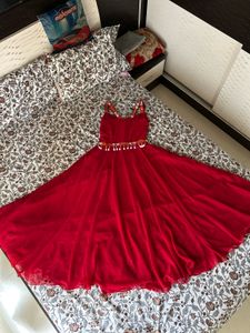 Navratri Special Red Dress