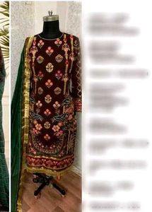 Pakistani Embroidered Kurta Suit