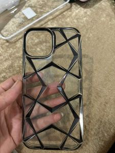 Geometric Clear Phone Case