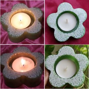 Flower Shaped Candle t light Holder