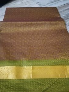 Elegant Mustard Saree with Intricate Pattern
