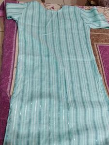 Brand New Sky Blue Colour Kurti, Never Used