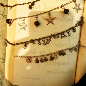 Assorted Charm Anklets