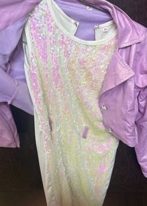 Girls' Sparkly Dress &amp; Jacket Set