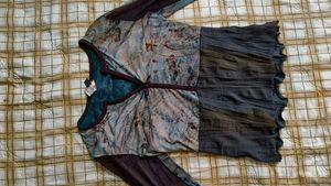 yk2 / vintage Unique Print Long Sleeve Top