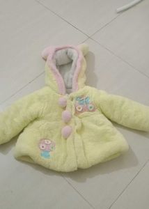 Adorable Girls' Fuzzy Jacket