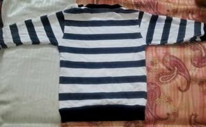 Striped Dinosaur Sweater