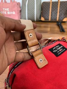 Ralph Lauren Polo Jeans Co. mini duffle/barrel bag