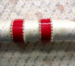 RED CHURA BANGLES