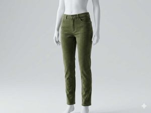 Olive Green Corduroy Pants