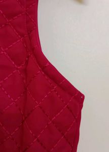 New Maroon Frock(Sleeves Available)