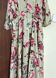 Floral Print Maxi Dress