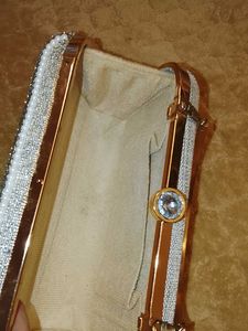 Beaded Fringe Clutch Bag