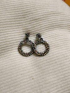 Sparkling Hoop Earrings