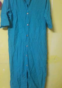 Hurryup To Grab...Women's Solid Cotton Kurti ,nice Looking As Formals For Office ,meetings Others,it Has Buttons That Was Only Design