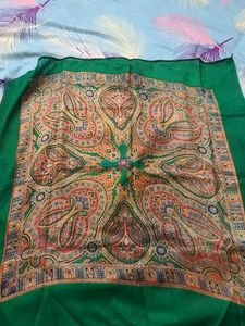 Vibrant Paisley Print Scarf/Dupatta