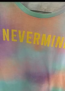 Tie-Dye Nevermind Graphic Tee