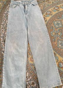 Light Wash Wide Leg Jeans