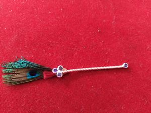 Pure Silver Ladoo Gopal Fan