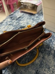 Aldo Yellow Satchel
