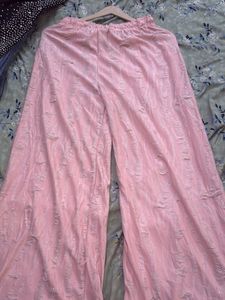Pink Printed Palazzo Pants