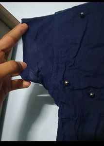 Elegant Navy Blue Dress