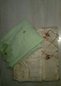 Light green kurta plazzo set