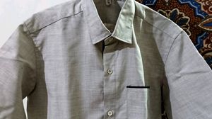 Grey Half Sleeve Shirt/ Mafatlal