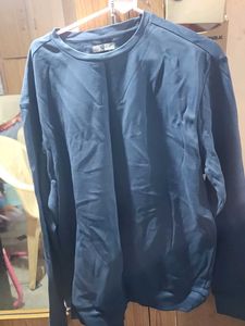 Navy Blue Crew Neck Sweatshirt