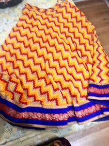 Vibrant Zigzag Print skirt