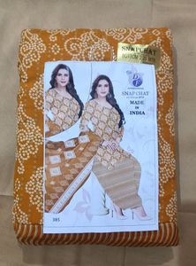 Women Cotton Suit With Bottom