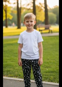 6-7 year Paw Print Kids' Pants