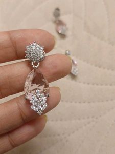 Pink Gemstone Jewelry Set