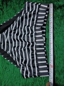 Striped Bikini,🎁big size Bottom