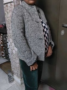 Stylish Herringbone Jacket