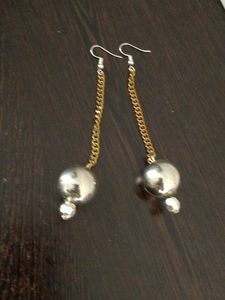 Chunky Ball Chain Drop Earrings