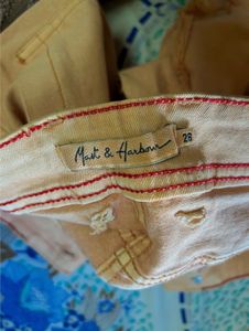 cute peach Denim shorts