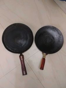 Set of 2 Non-Stick Tawa Pans