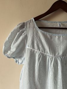 Light Blue Sleep Shirt