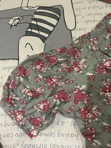 Charming Floral Button-Up Midi Dress