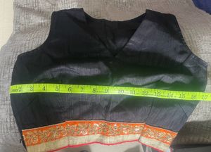 Embellished Black Lehenga Choli with Red Dupatta