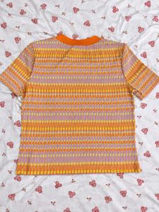 Zara Retro Striped T-Shirt