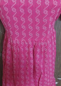 Vibrant Pink Ethnic Gown