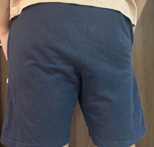 Men's Navy Geometric Print Shorts