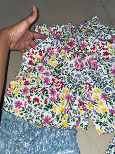 never used Bundle of 3 Floral &amp; Print Shorts