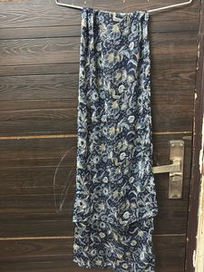 Floral print kurti with adjustable corset bac